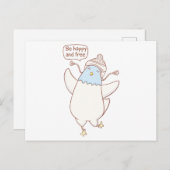 Niedliche Taube Postkarte (Vorne/Hinten)