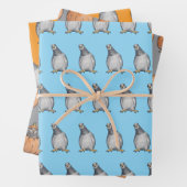 Niedliche Tauben Geschenkpapier Set (Beispiel)