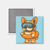 Niedliche Tauchmagnete | Fun Kitchen Decor Magnet (Vorderseite/Rückseite)