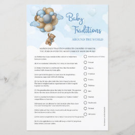 Niedliche Teddy Bär Baby Traditionen auf der ganze