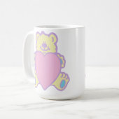 Niedliche Teddy Bär Liebe Herz Kaffeetasse (Vorderseite Links)