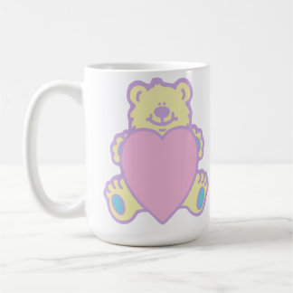 Niedliche Teddy Bär Liebe Herz Kaffeetasse