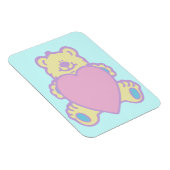 Niedliche Teddy Bär Liebe Herz Magnet (Rechte Seite)
