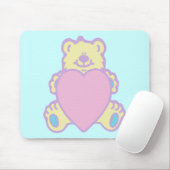 Niedliche Teddy Bär Liebe Herz Mousepad (Mit Mouse)