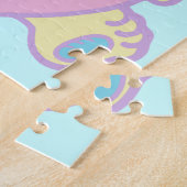 Niedliche Teddy Bär Liebe Herz Puzzle (Seite)
