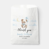 Niedliche Teddy Bären Ballon Babydusche Danke Geschenktütchen (Vorderseite)