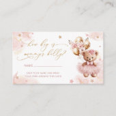 Niedliche Teddy Bären Balloons Wie groß ist Mama's Begleitkarte (Vorderseite)