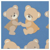 Niedliche Teddy-Bären Stoff (Nahaufnahme)