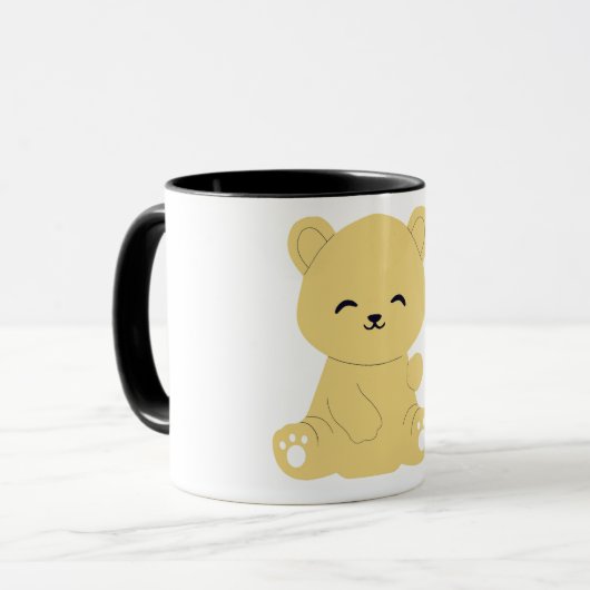 Niedliche Teddy-Bären-TASSE Tasse (Vorderseite Links)