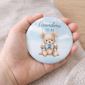 Niedliche Teddy-Bärendusche Button