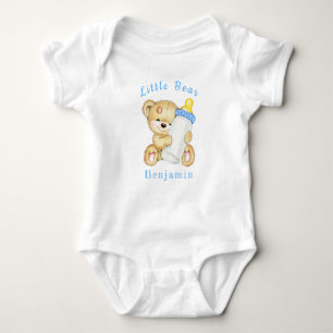 Niedliche Teddy Bear Baby Dusche Baby Bodysuit Strampler