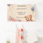 Niedliche Teddy Bear Baby Dusche Banner (Insitu)