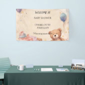 Niedliche Teddy Bear Baby Dusche Banner (Messeveranstaltung)