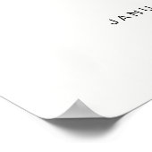 Niedliche Teddy Bear Baby Dusche Begrüßungszeichen Poster (Ecke)