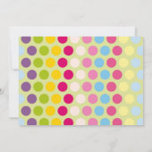 Niedliche Teddy Bear Baby Dusche Einladung (Rückseite)