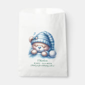 Niedliche Teddy Bear Baby Dusche Geschenktütchen (Vorderseite)