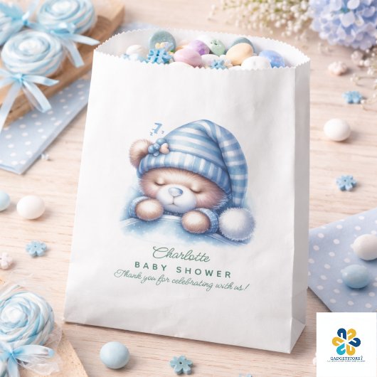 Niedliche Teddy Bear Baby Dusche Geschenktütchen