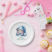 Niedliche Teddy Bear Baby Dusche Pappteller (Party)