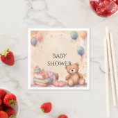 Niedliche Teddy Bear Baby Dusche Serviette (Beispiel)