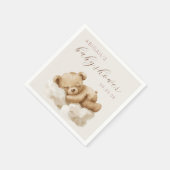 Niedliche Teddy Bear Babydusche Serviette (Ecke)