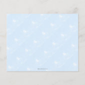 Niedliche Teddy Bear Blue Heart Boy Baby Dusche ei (Rückseite)