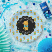 Niedliche Teddy Bear Boy's Baby Dusche Pappteller (Party)