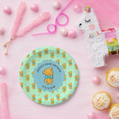 Niedliche Teddy Bear Boy's Baby Dusche Pappteller (Party)