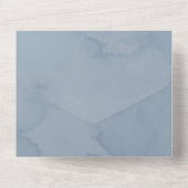 Niedliche Teddy Bear Kleidung Line Boy Baby Dusche All In One Einladung (Rückseite)