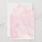 Niedliche Teddy Bear Pink Airplane Arch Baby Dusch Einladung (Rückseite)