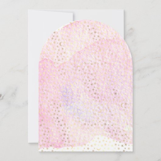 Niedliche Teddy Bear Pink Airplane Arch Baby Dusch Einladung (Rückseite)