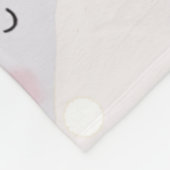 Niedliche Teddy Bears and Clouds Baby Girl Pattern Fleecedecke (Ecke)