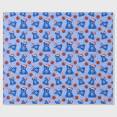 Niedliche Teddy Bears Geschenkpapier (Flach)