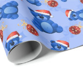 Niedliche Teddy Bears Geschenkpapier (Rolleneckpunkt)