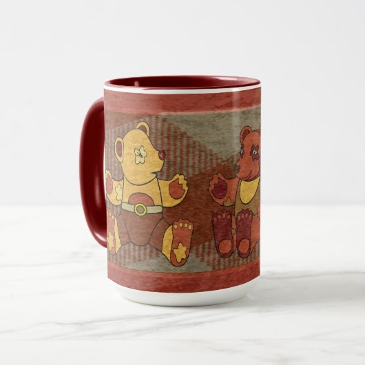 Niedliche Teddy Bears Tasse (Vorderseite Links)