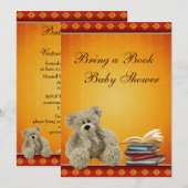 Niedliche Teddy-neutrale Person holen eine Einladung (Vorne/Hinten)