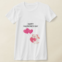 Niedliche Teddy Valentine's Day T - Shirt