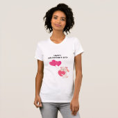 Niedliche Teddy Valentine's Day T - Shirt (Vorne ganz)