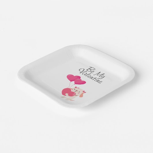 Niedliche Teddy Valentine's Day Teller (Gewinkelt)