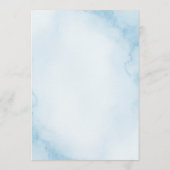 Niedliche Teddybär-Babydusche Einladung (Rückseite)