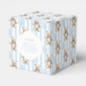 Niedliche Teddybär Babydusche Geschenkschachtel (Rückseite)