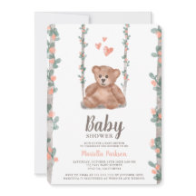 Niedliche Teddybär Blumendusche