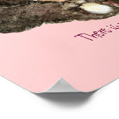 Niedliche Teddybären, Freunde, Zitat aus Schokolad Poster (Ecke)