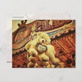 Niedliche Teddybären im Karneval Postkarte (Vorne/Hinten)