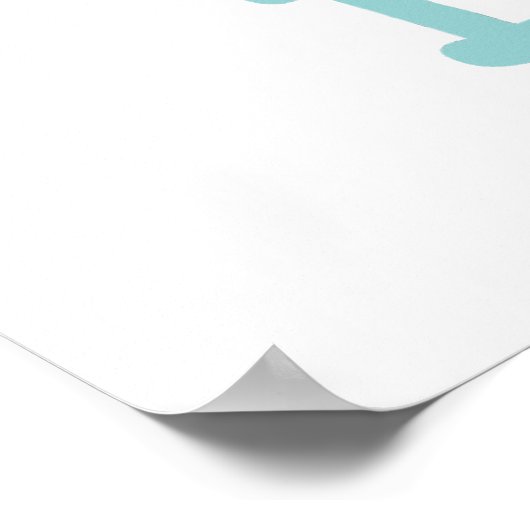 Niedliche Teddybären-Lieben zum Lesen für Kinder Poster (Ecke)