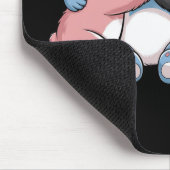 Niedliche Teddybären mit Panda Mousepad (Ecke)