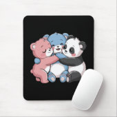 Niedliche Teddybären mit Panda Mousepad (Mit Mouse)