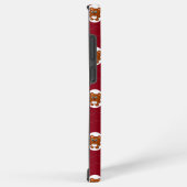 Niedliche Teddybären mit weißem Kreismuster Samsung Galaxy Hülle (Rechte Seite)