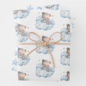 Niedliche Teddybären und -steine Geschenkpapier Set (Beispiel)