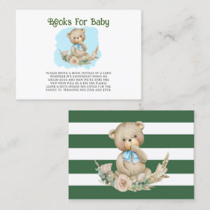 Niedliche Teddybärenbücher für Kinder Visitenkarte