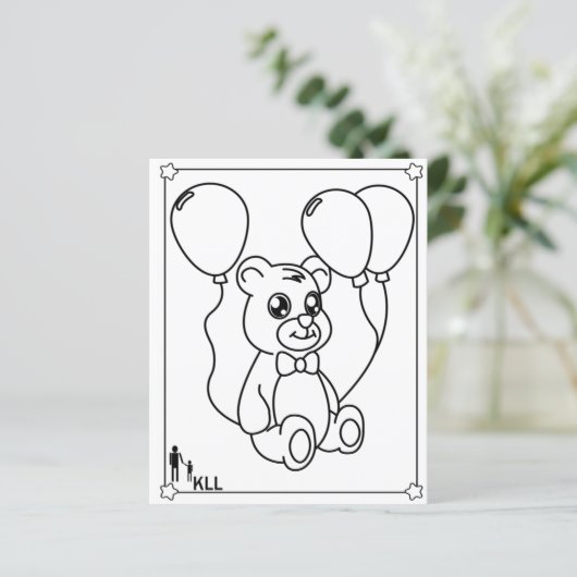 Niedliche Teddybärfärbung (Stehend Vorderseite)